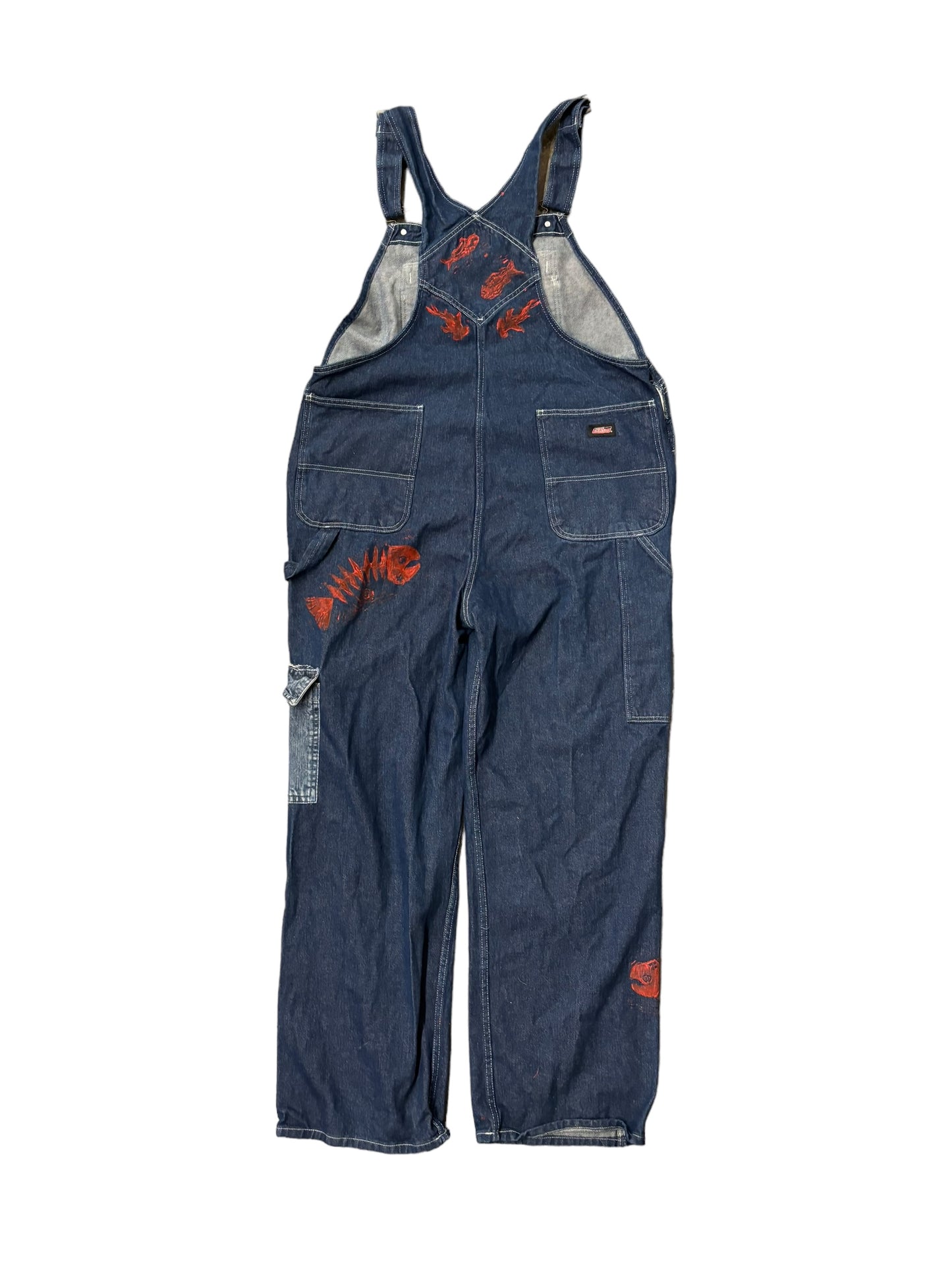 Block Printed Overalls by boygirl