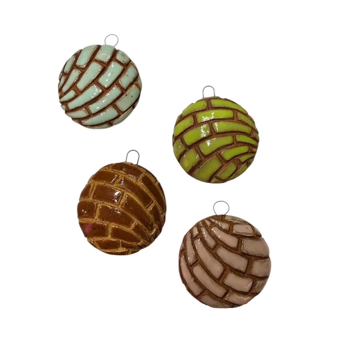 Ceramic Concha Pendant by Introverted Potter