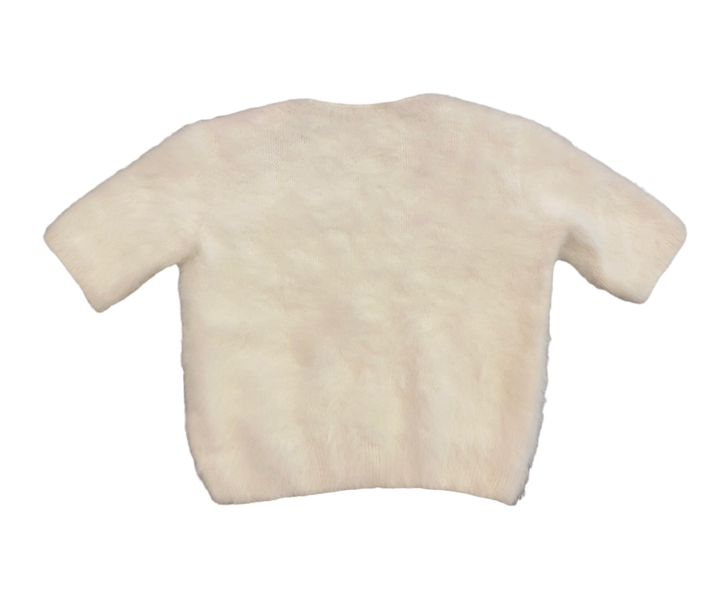 1950s Ivory Angora Top