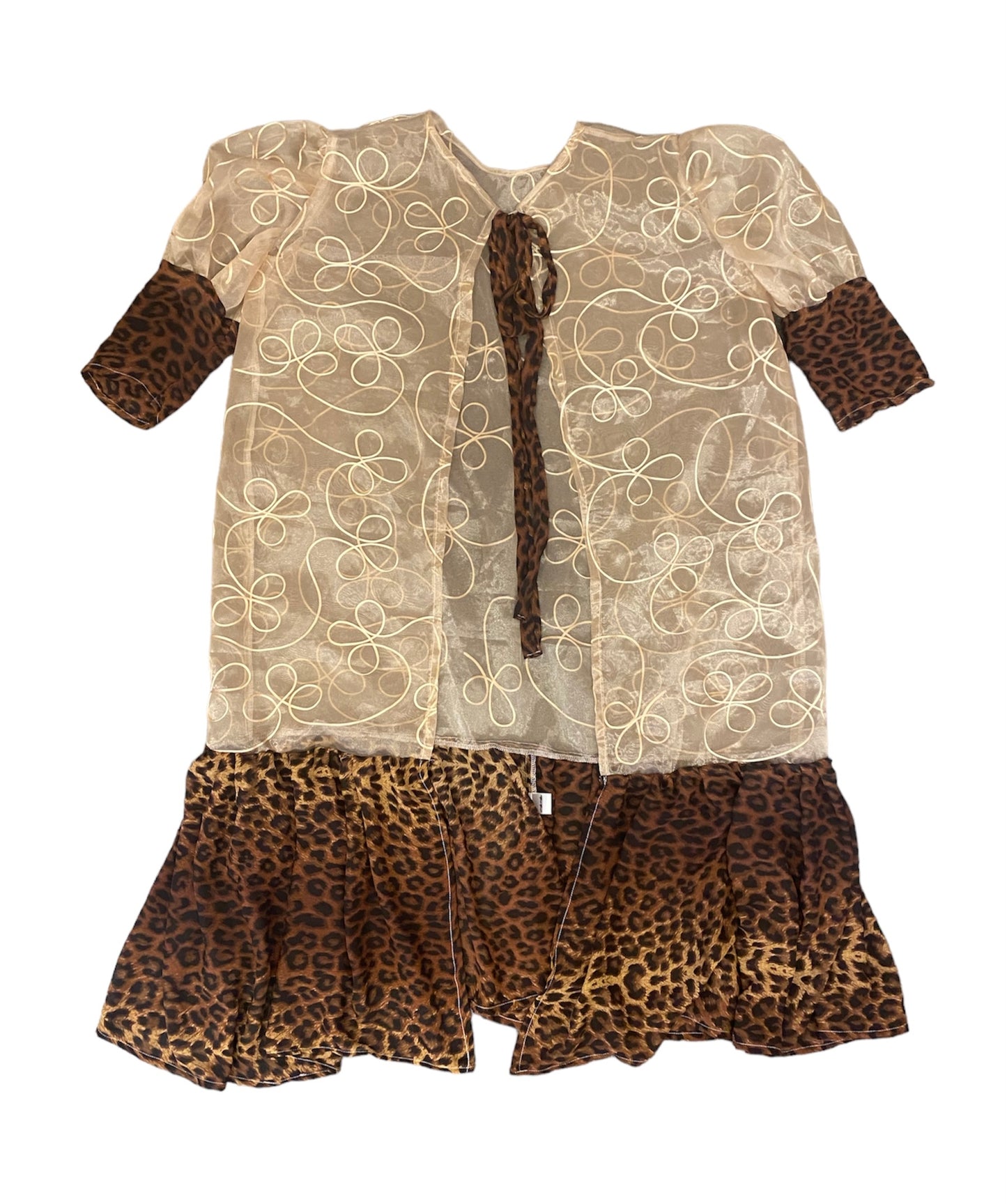 Lace Cheetah Duster by MakMak