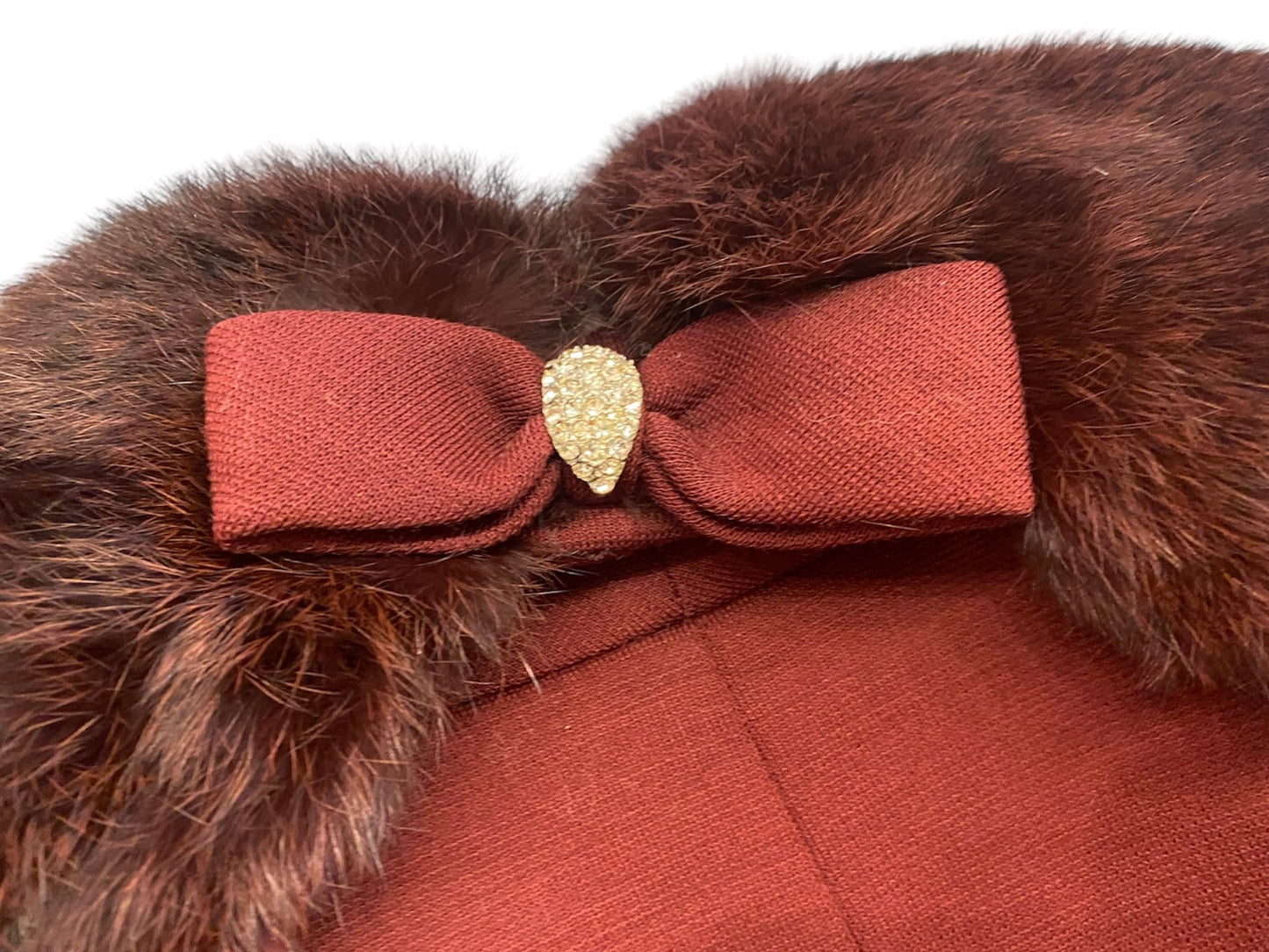 1970s Knit & Fur Coat by Lilli Ann