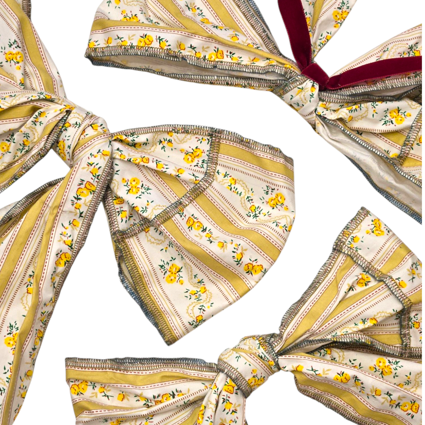 Scrap Fabric Bows by Grandmother Goods