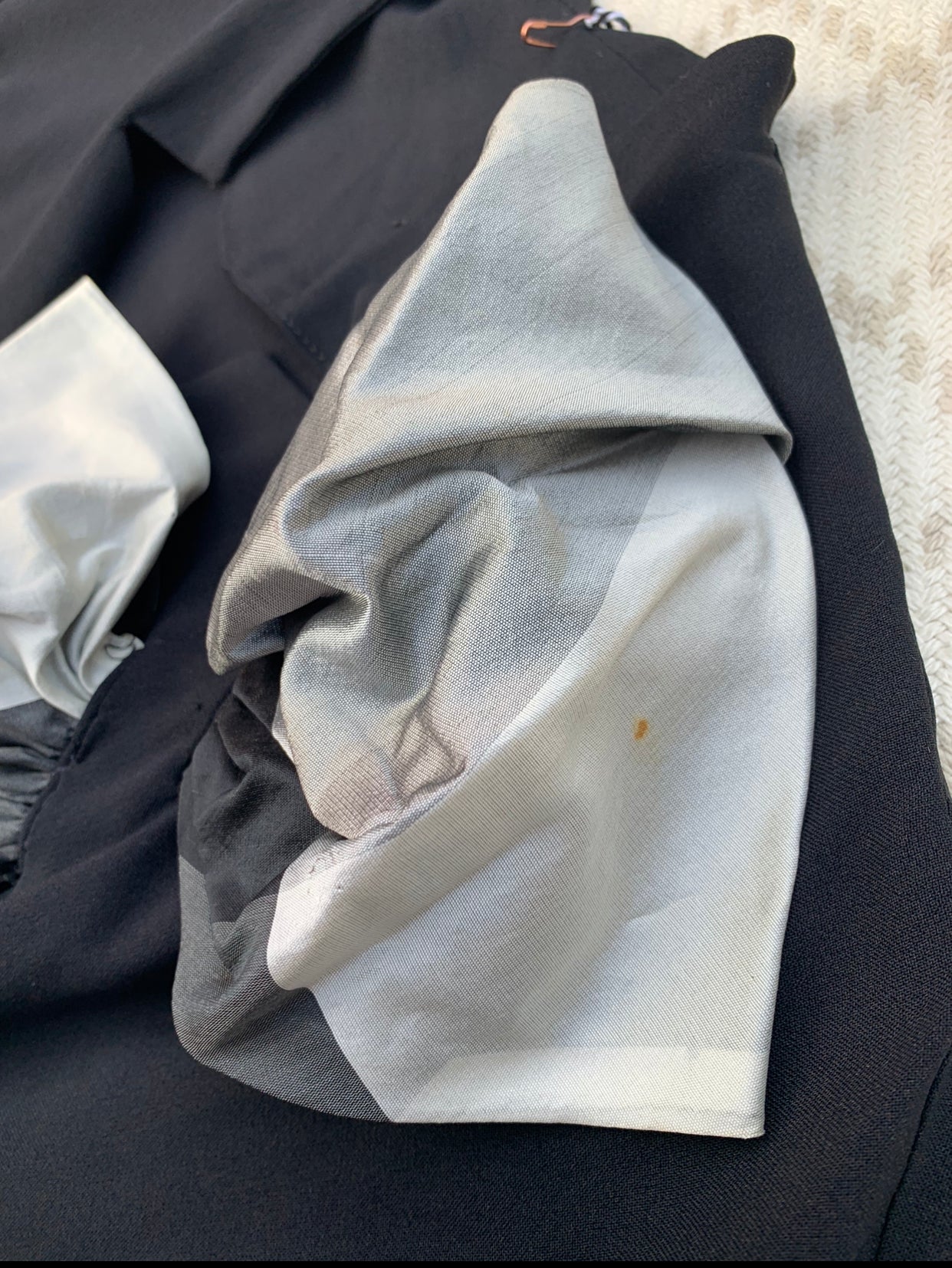 1940s Black & Grey Bow Bolero