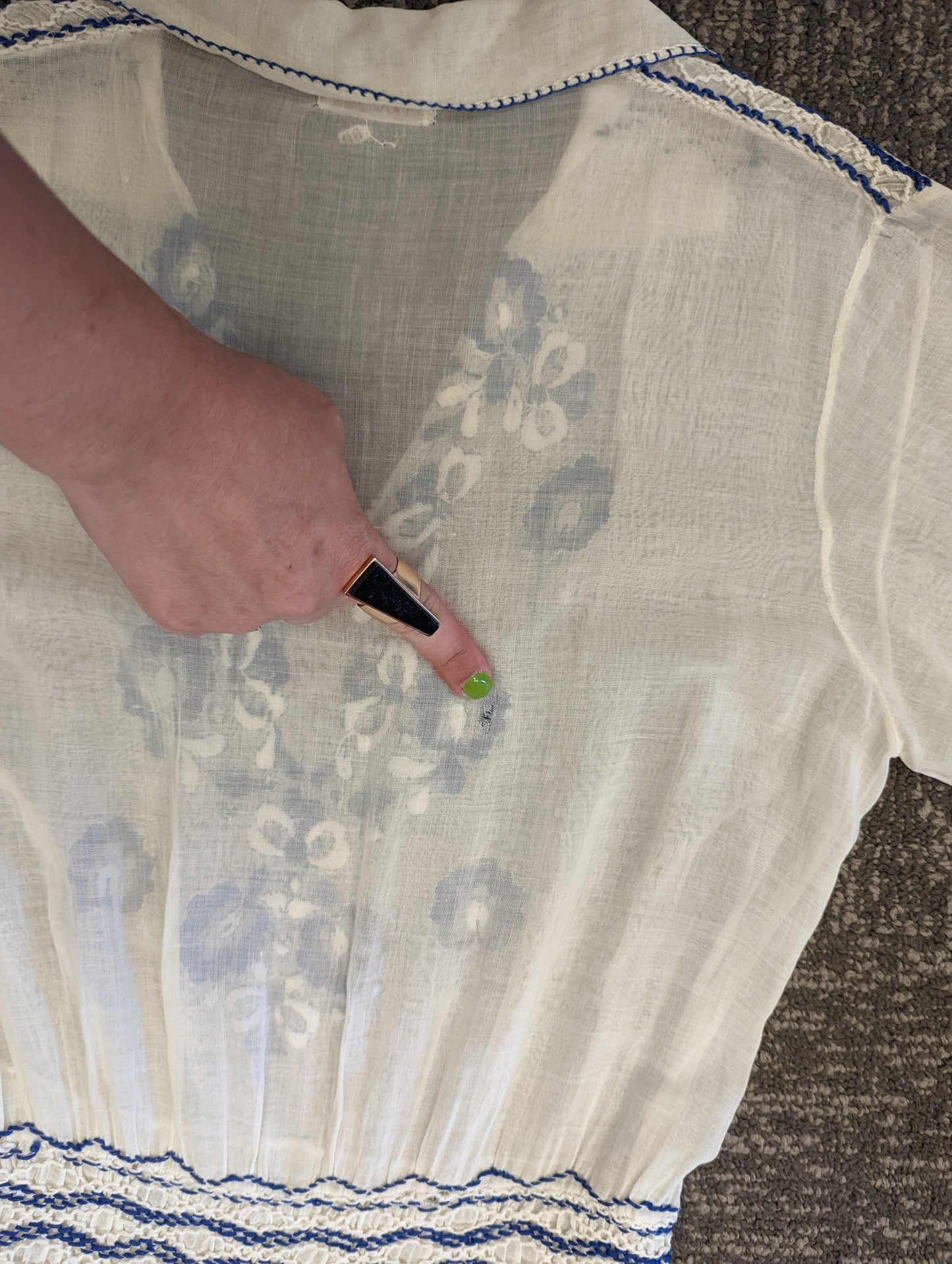 1930s Hungarian Peasant Dress