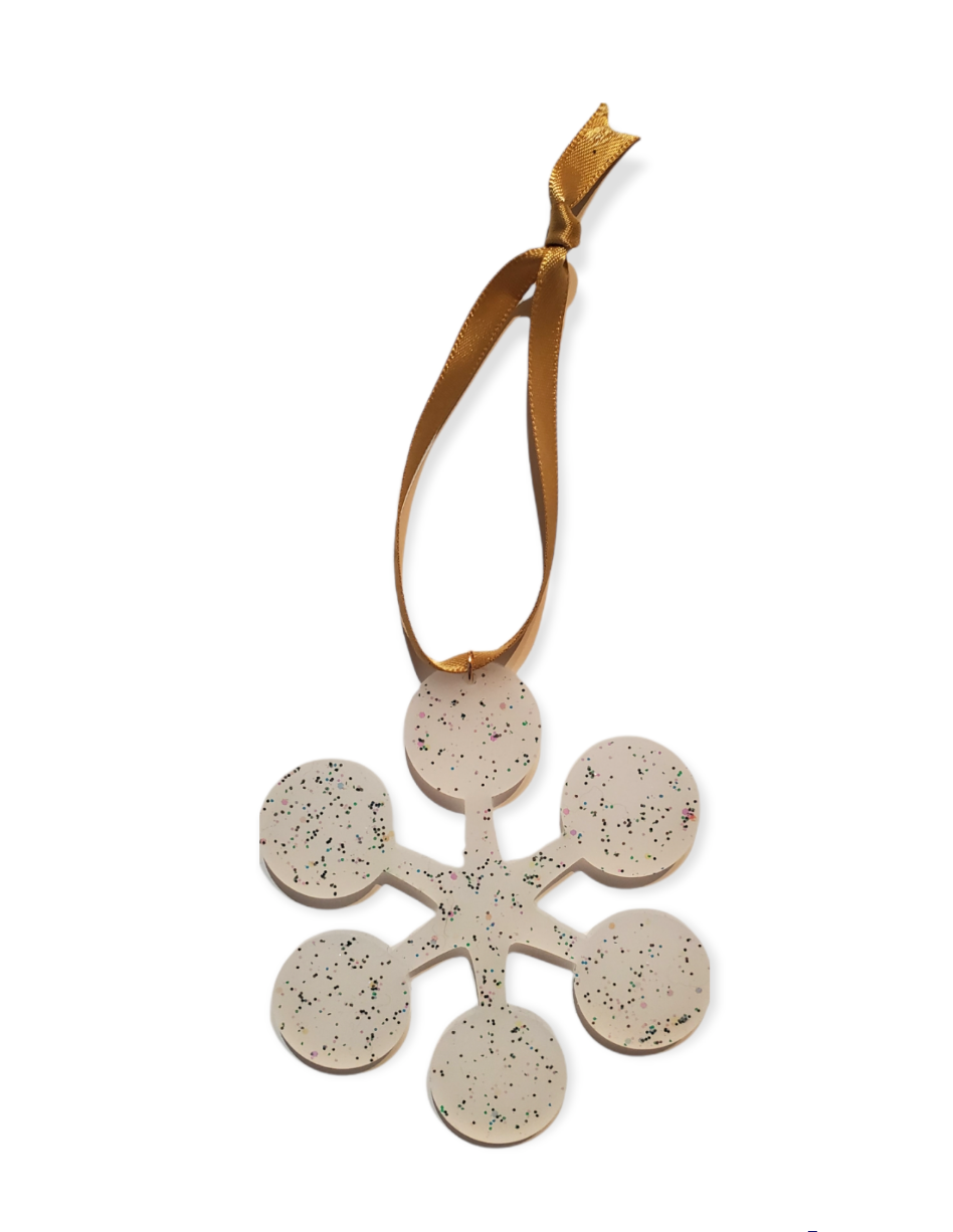 Atomic Snow Ornament by Doll Parts Collective x Chaos Coven