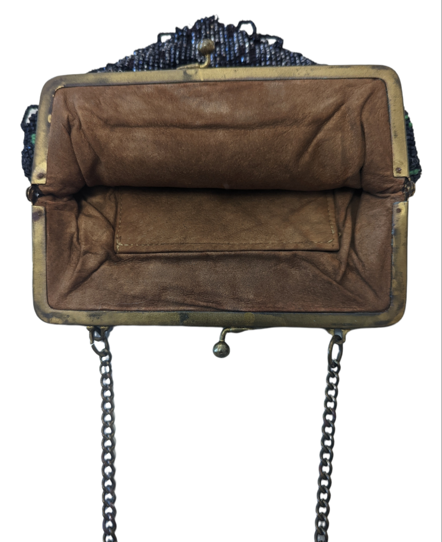 Antique Glass Beaded Purse