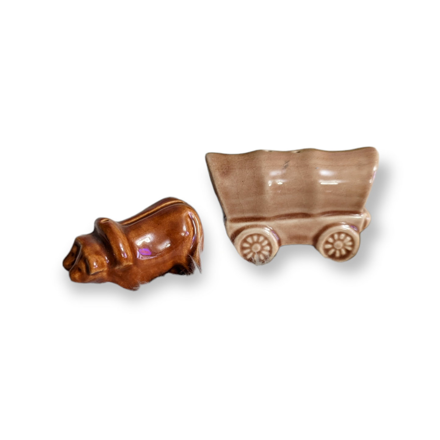 Covered Wagon Salt & Pepper Shakers