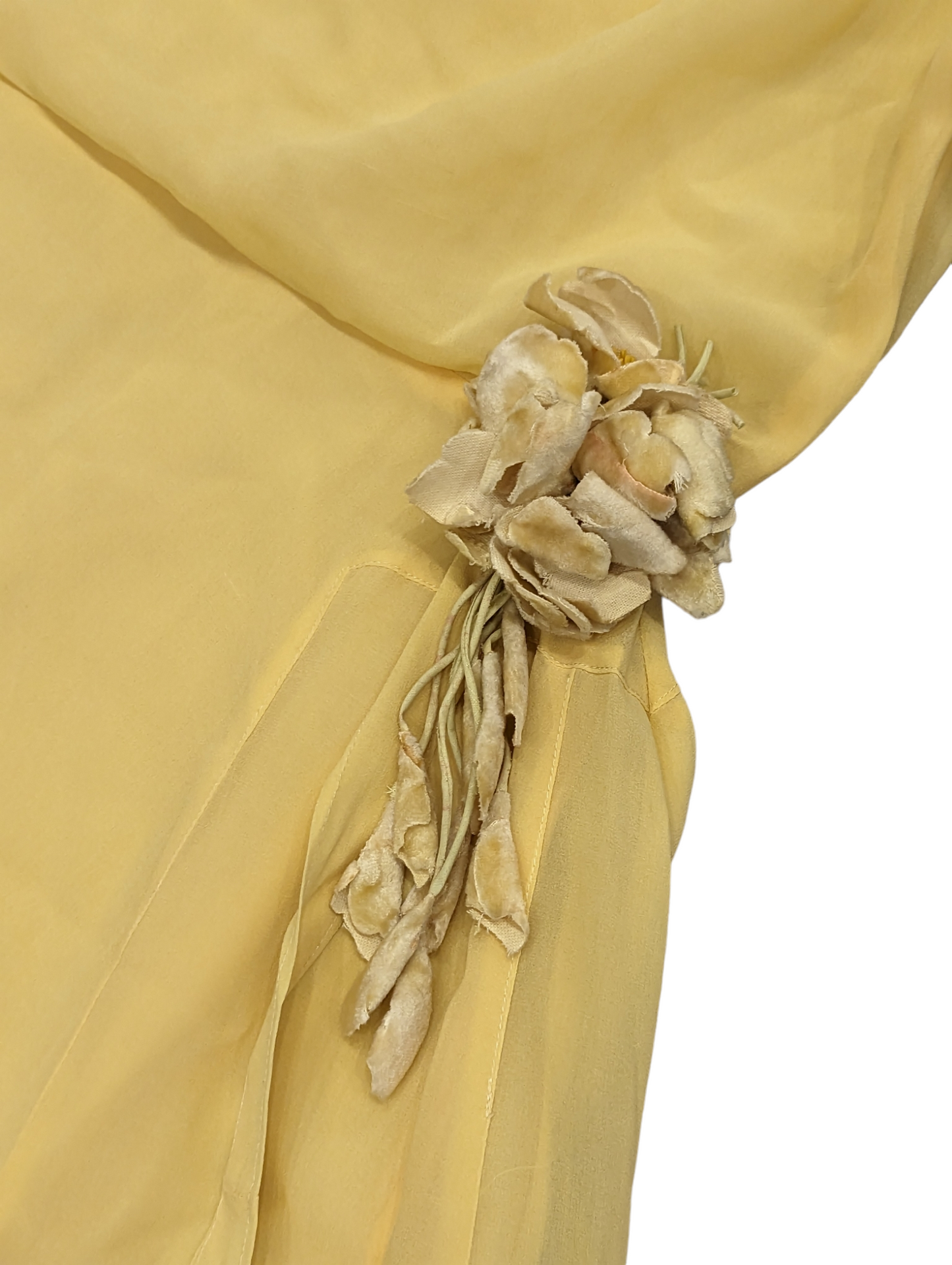 Stunning 1930's Yellow Wedding Dress