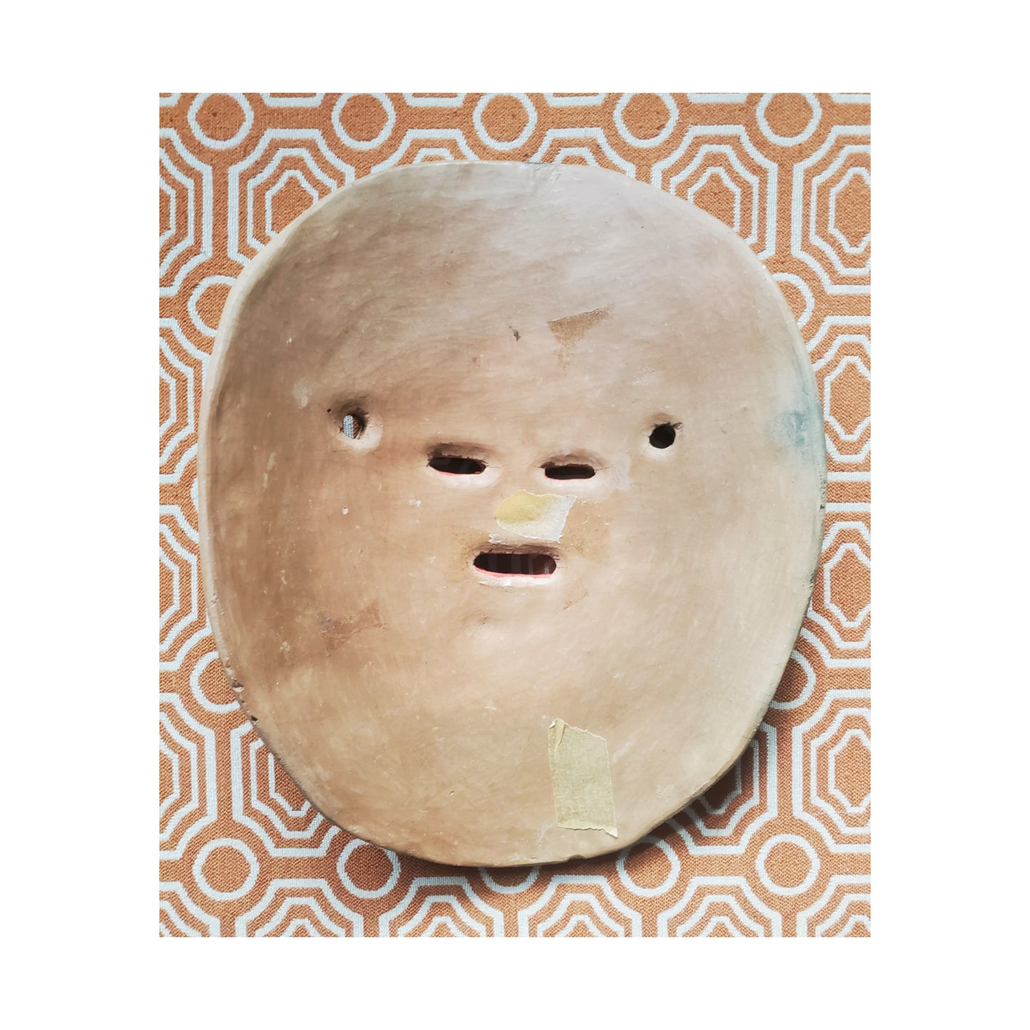 Hand Painted Terracotta Mask