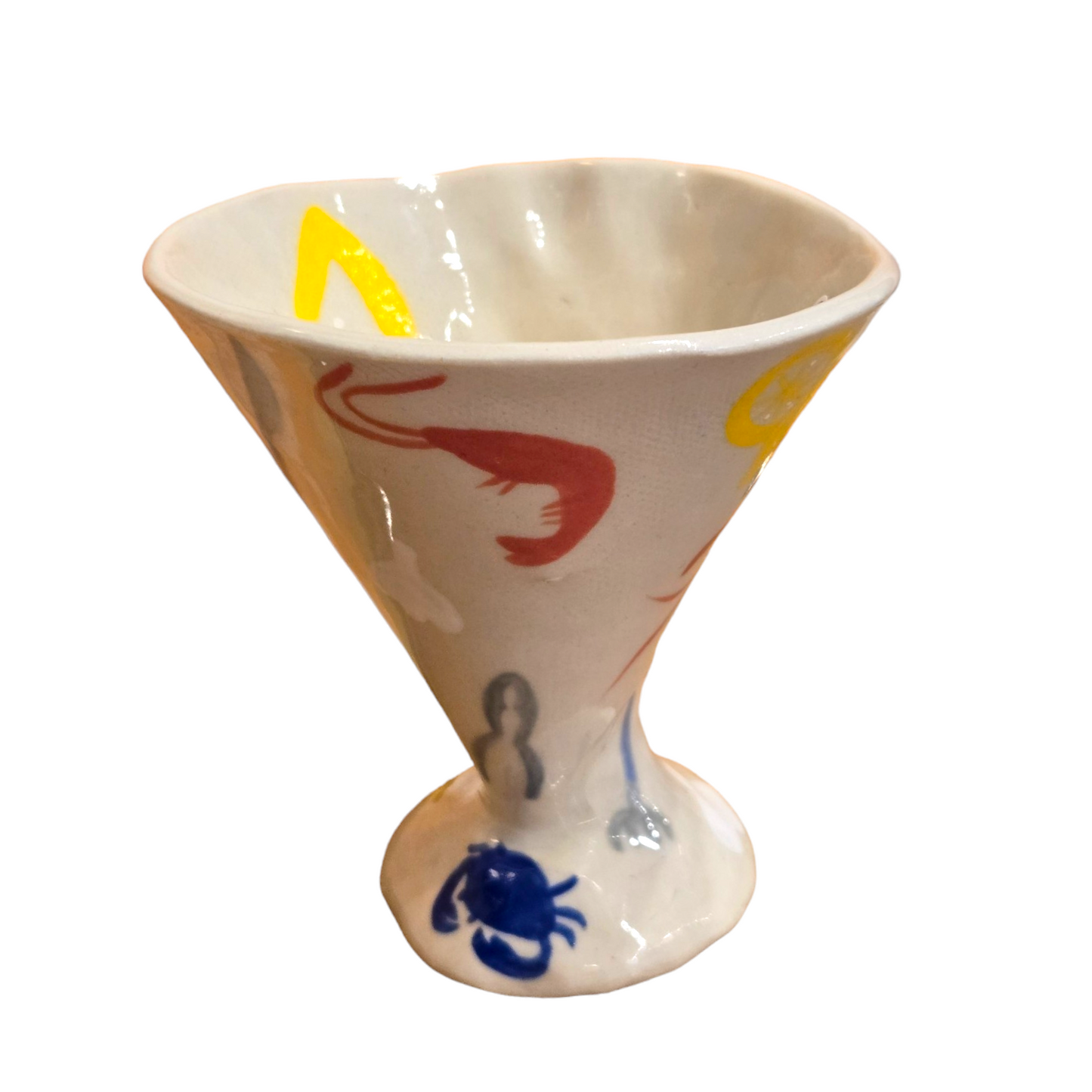 Crab Boil Goblet by Emmalani Artiss