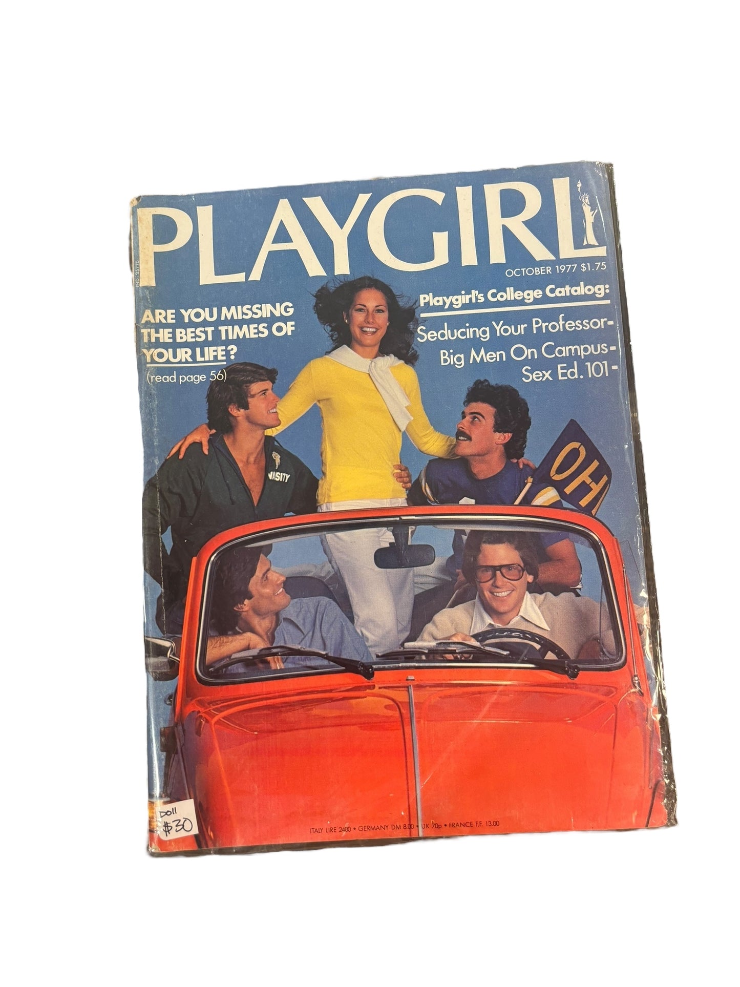 Assorted Vintage Playgirl Magazines