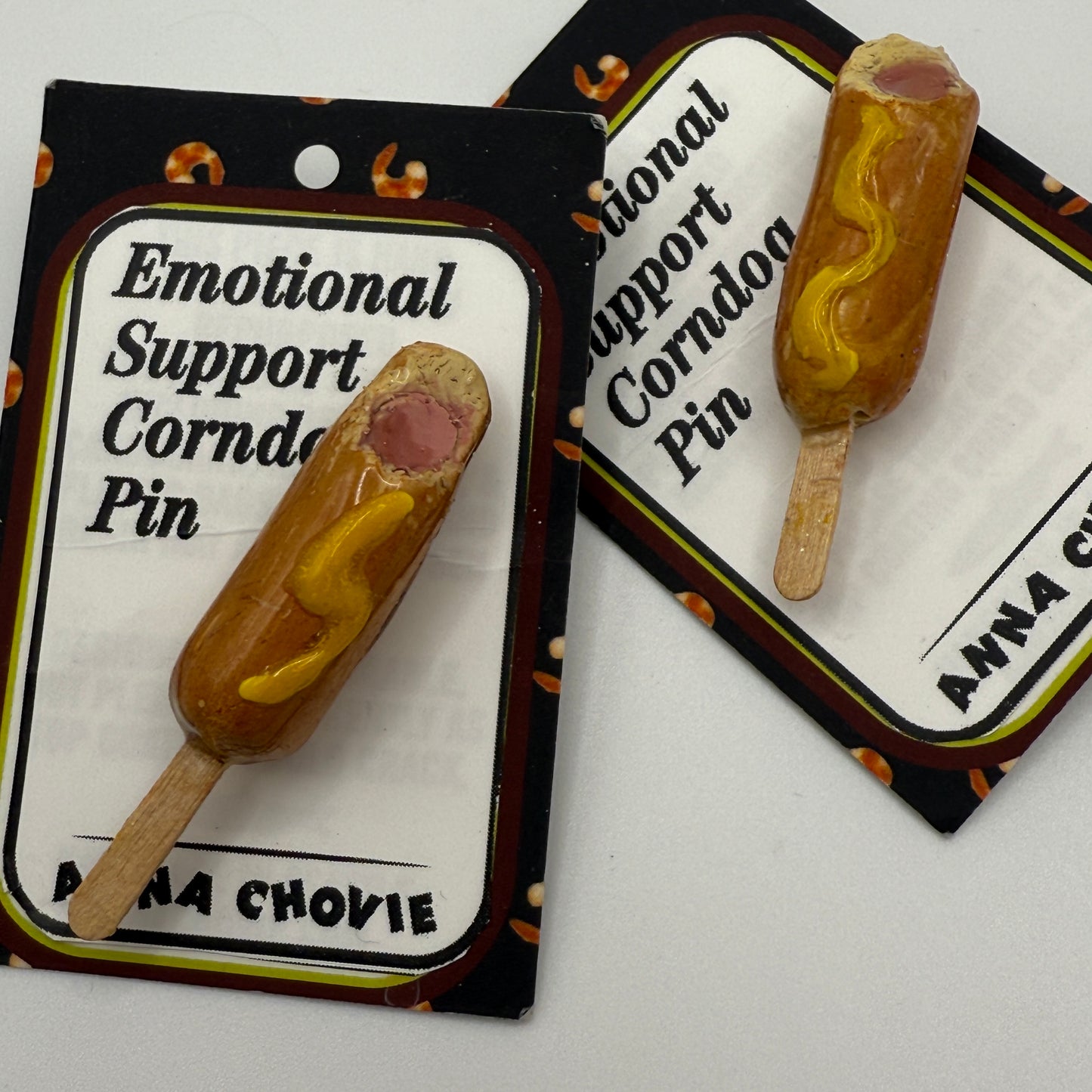 Emotional Support Pin Buddies by Anna Chovie