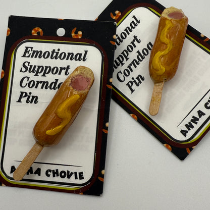 Emotional Support Pin Buddies by Anna Chovie