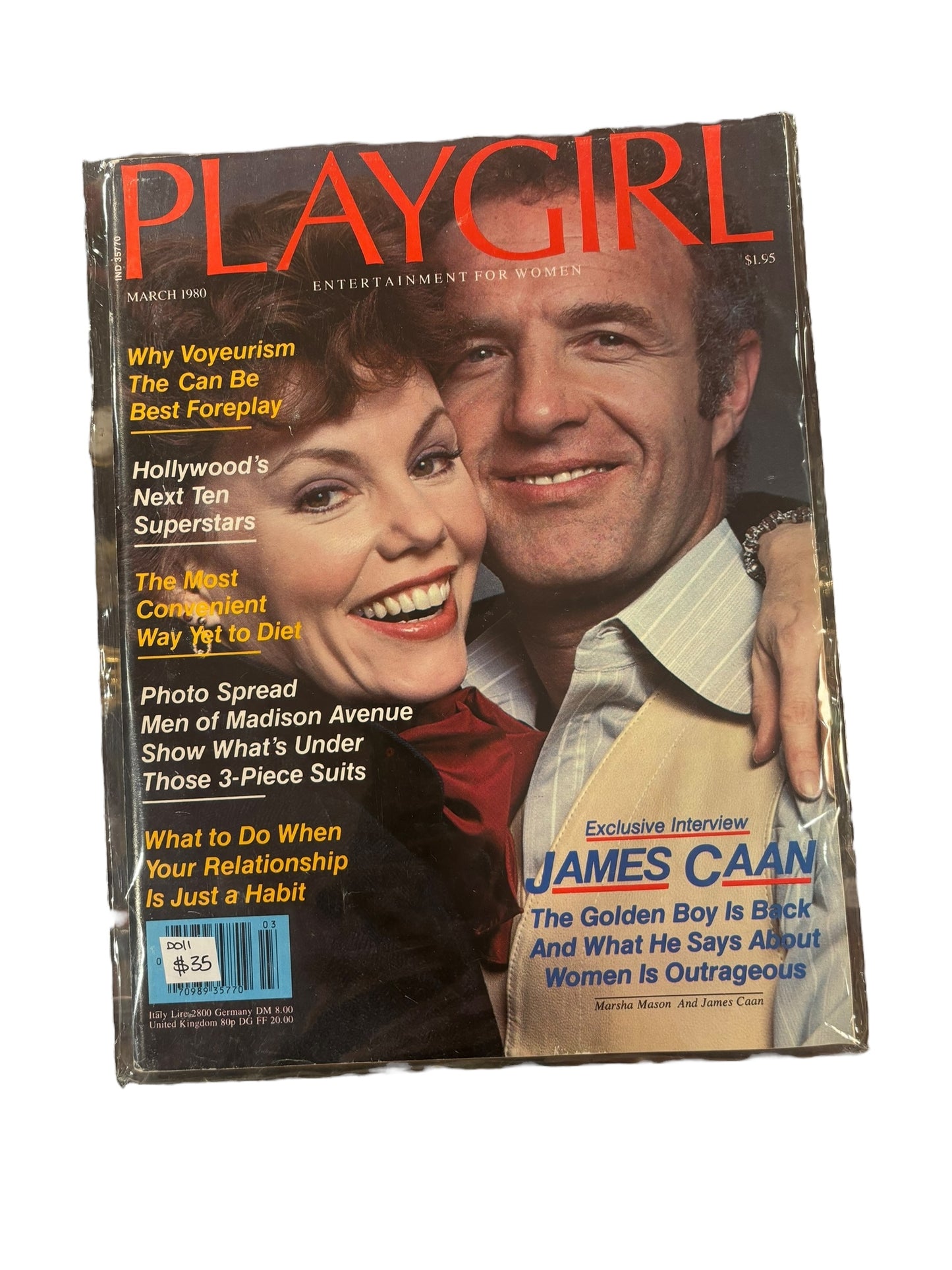 Assorted Vintage Playgirl Magazines