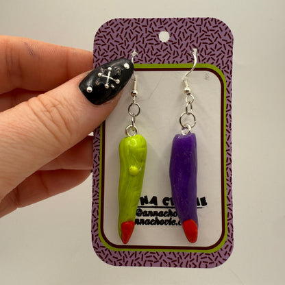 Earrings by Anna Chovie