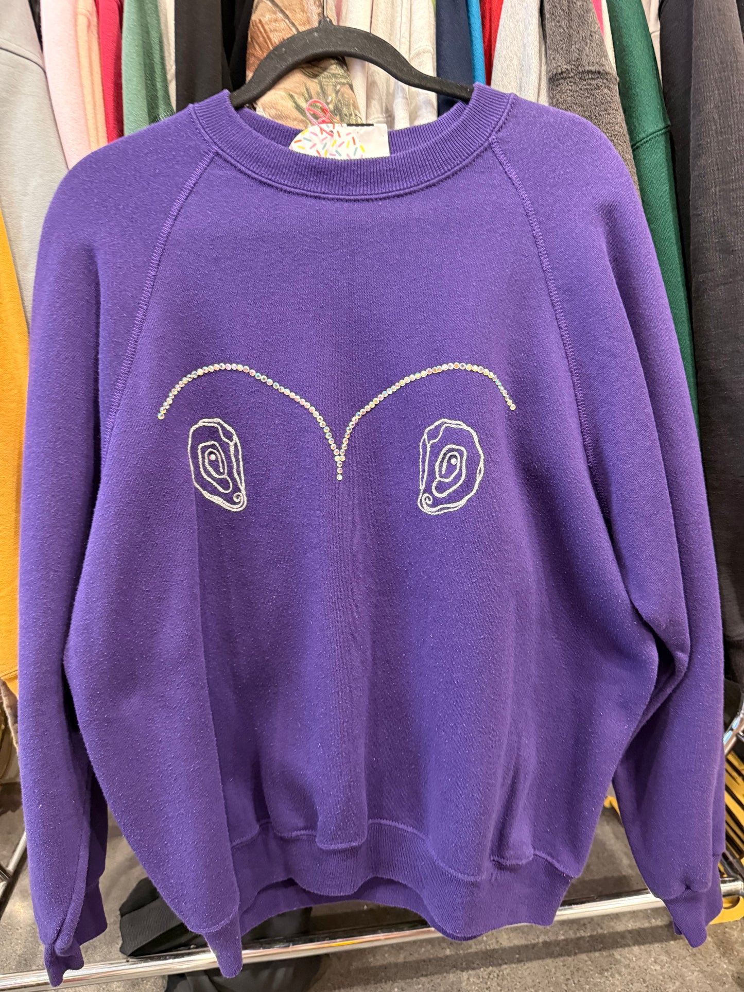 Embroidered Sweatshirts + Sweaters by Seattle Chainstitch Massacre