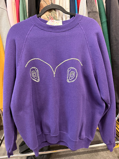 Embroidered Sweatshirts + Sweaters by Seattle Chainstitch Massacre