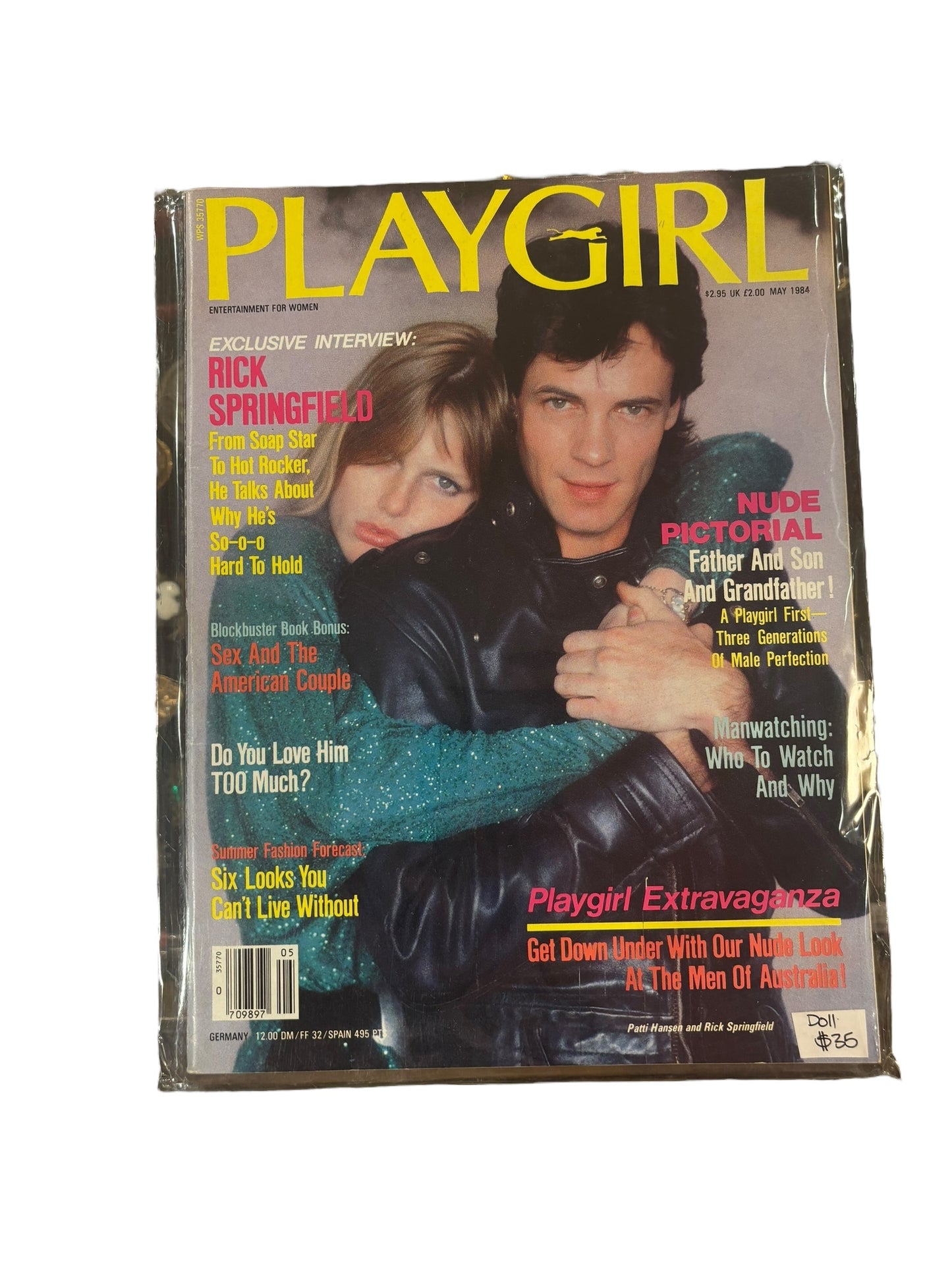 Assorted Vintage Playgirl Magazines