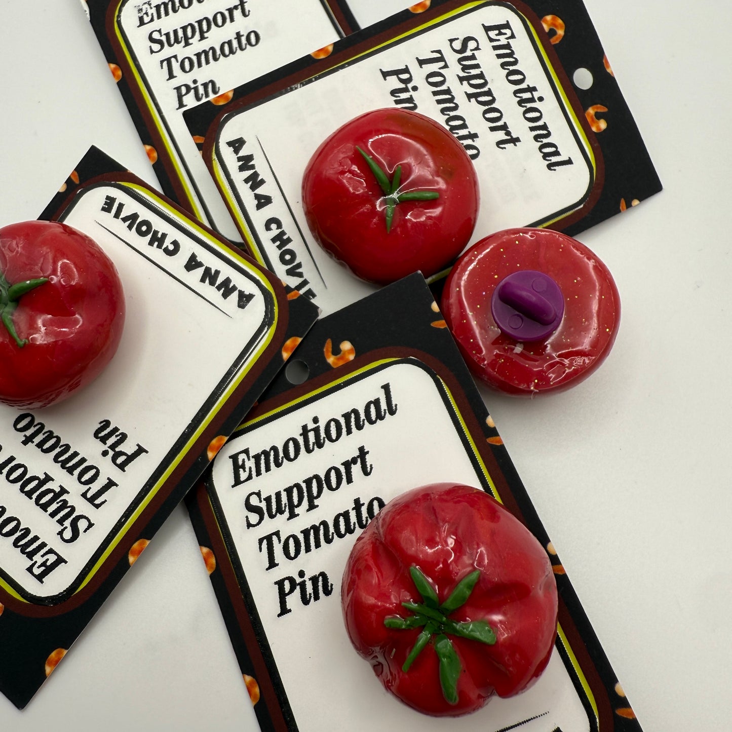 Emotional Support Pin Buddies by Anna Chovie