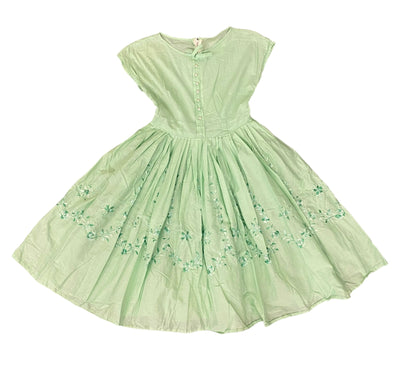 Handmade 1950’s Mint Green Dress