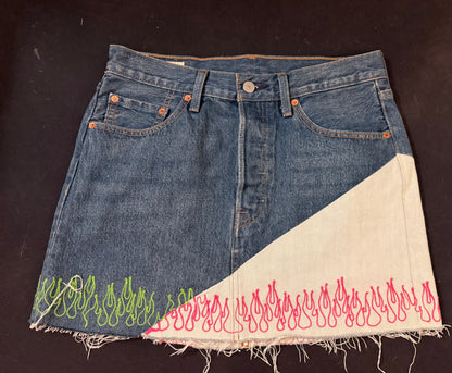 Embroidered Skirts by Seattle Chainstitch Massacre