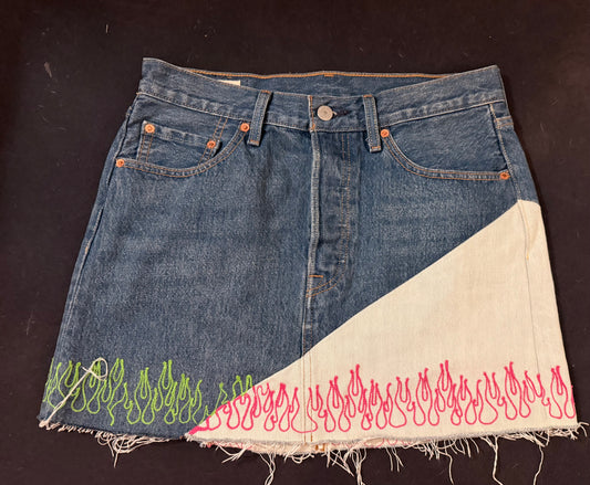 Embroidered Skirts by Seattle Chainstitch Massacre