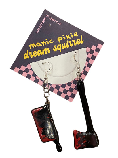 Dangly Earrings by manic pixie dream squirrel
