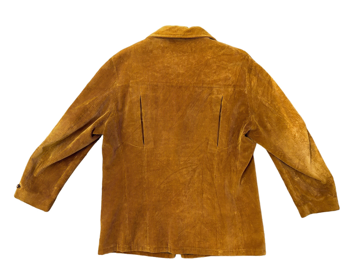 Ochre Corduroy Jacket by Brad Lohitney