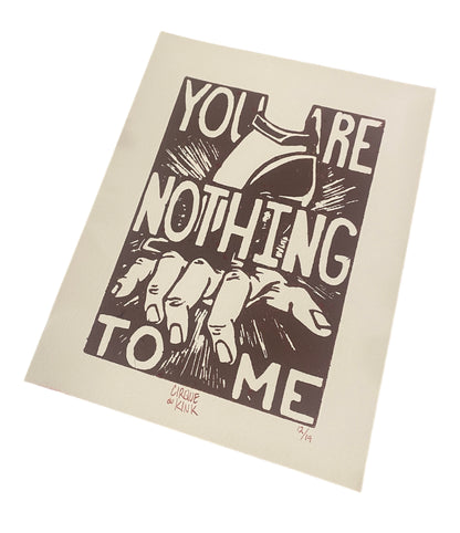 ‘Nothing to Me’ Print by Cirque Du Kink