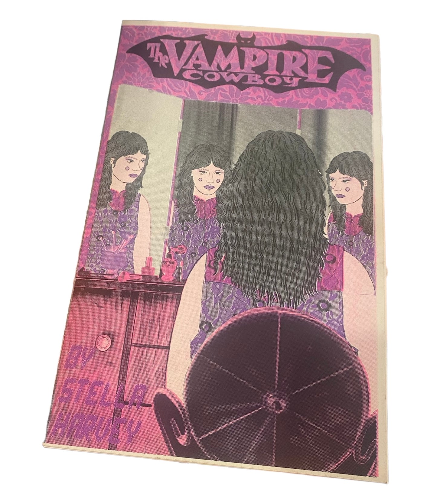 Handmade Vampire Cowboy Risograph Zine by Soft Stella