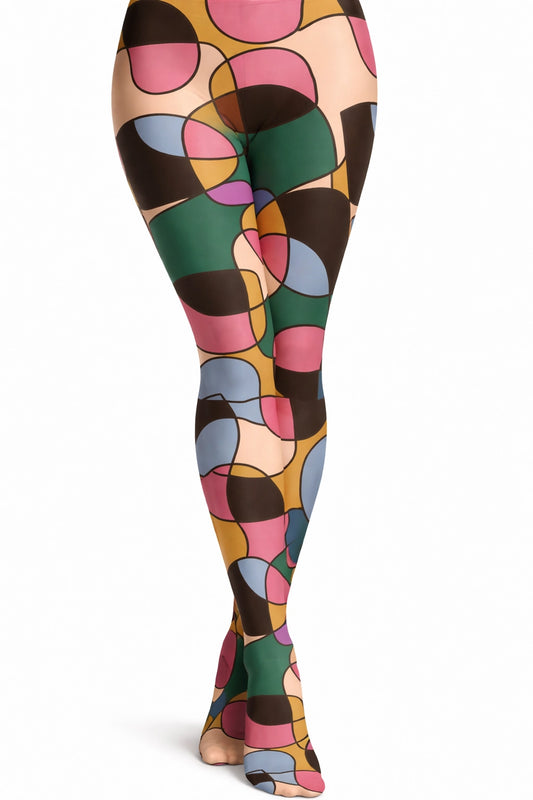 Patterned Tights by Pamela Mann