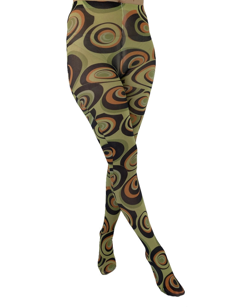 Patterned Tights by Pamela Mann