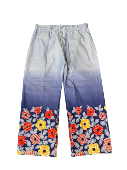 Wide Leg Floral Pants by Dan McLean