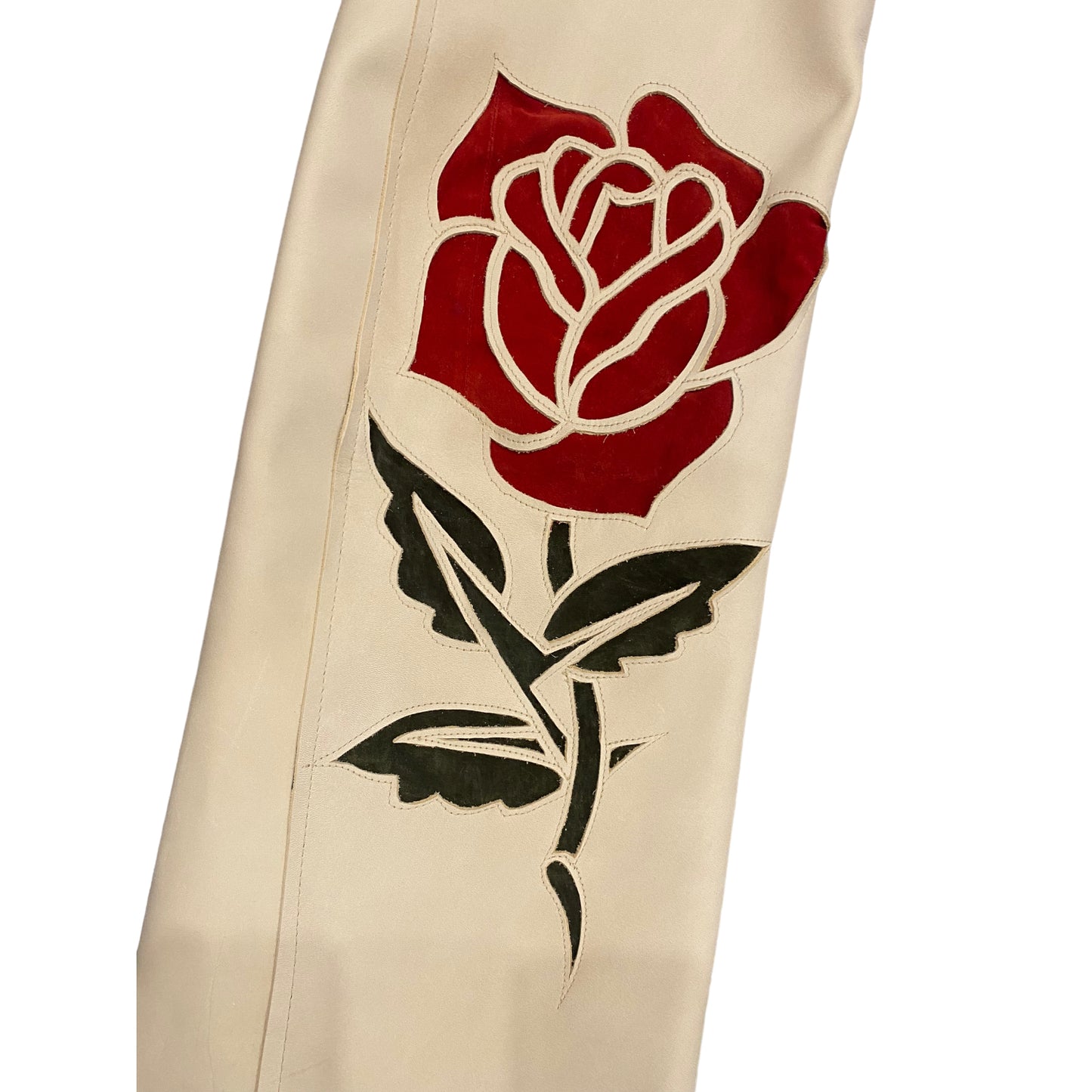 Handmade Leather Rose Chaps by Dan McLean