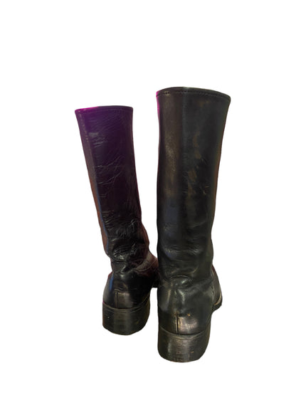 Leather Motorcycle Boots by Thom Mcan