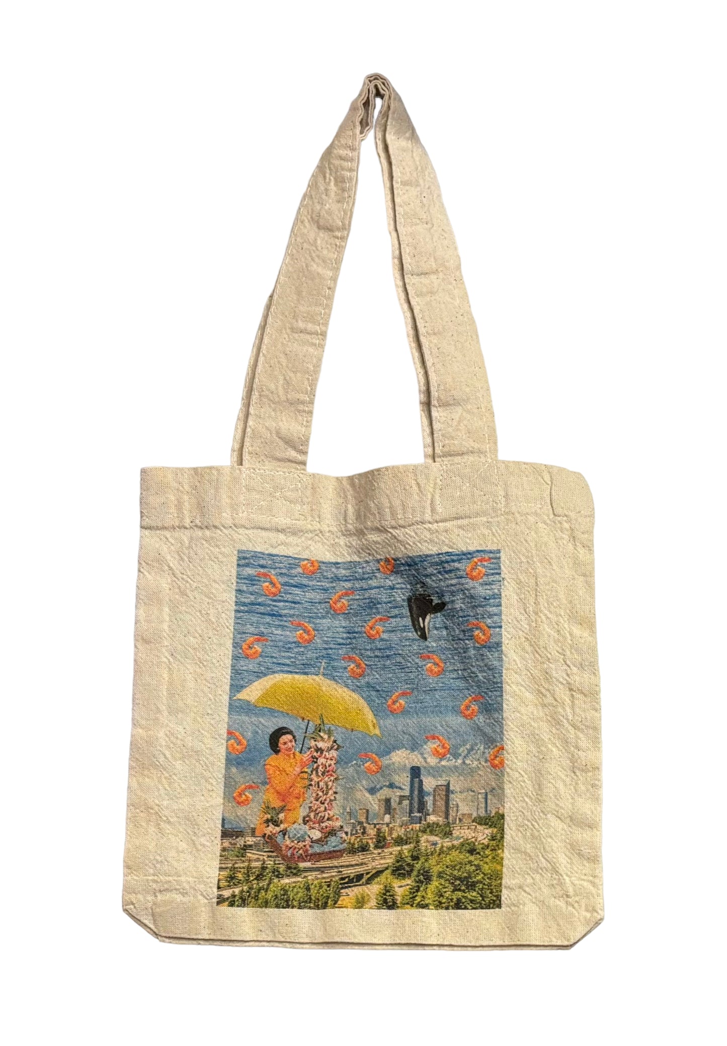 Printed Collage Totes by Naomi Amber Dawn