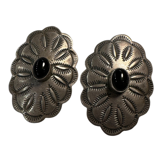 Sterling Silver Bakelite Clip Ons