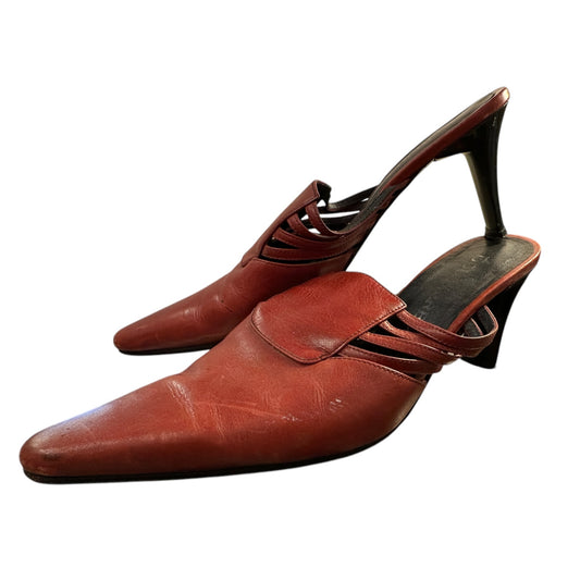 90’s Leather Heels by Boucherel