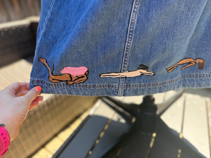 Embroidered Skirts by Seattle Chainstitch Massacre