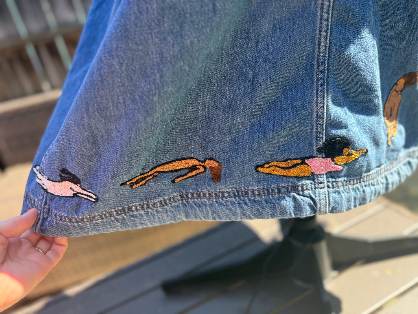 Embroidered Skirts by Seattle Chainstitch Massacre