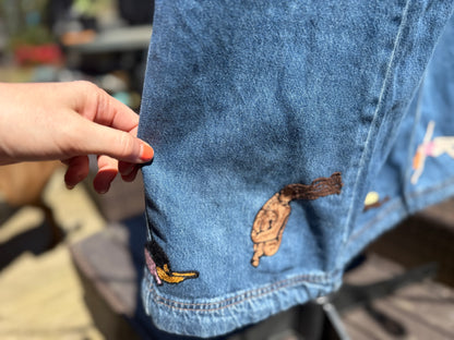 Embroidered Skirts by Seattle Chainstitch Massacre