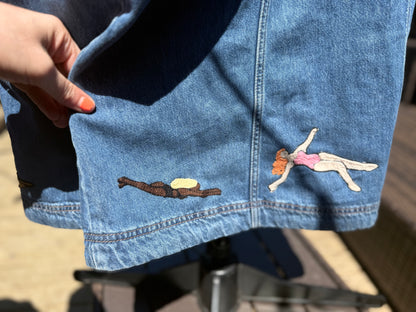 Embroidered Skirts by Seattle Chainstitch Massacre