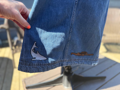 Embroidered Skirts by Seattle Chainstitch Massacre