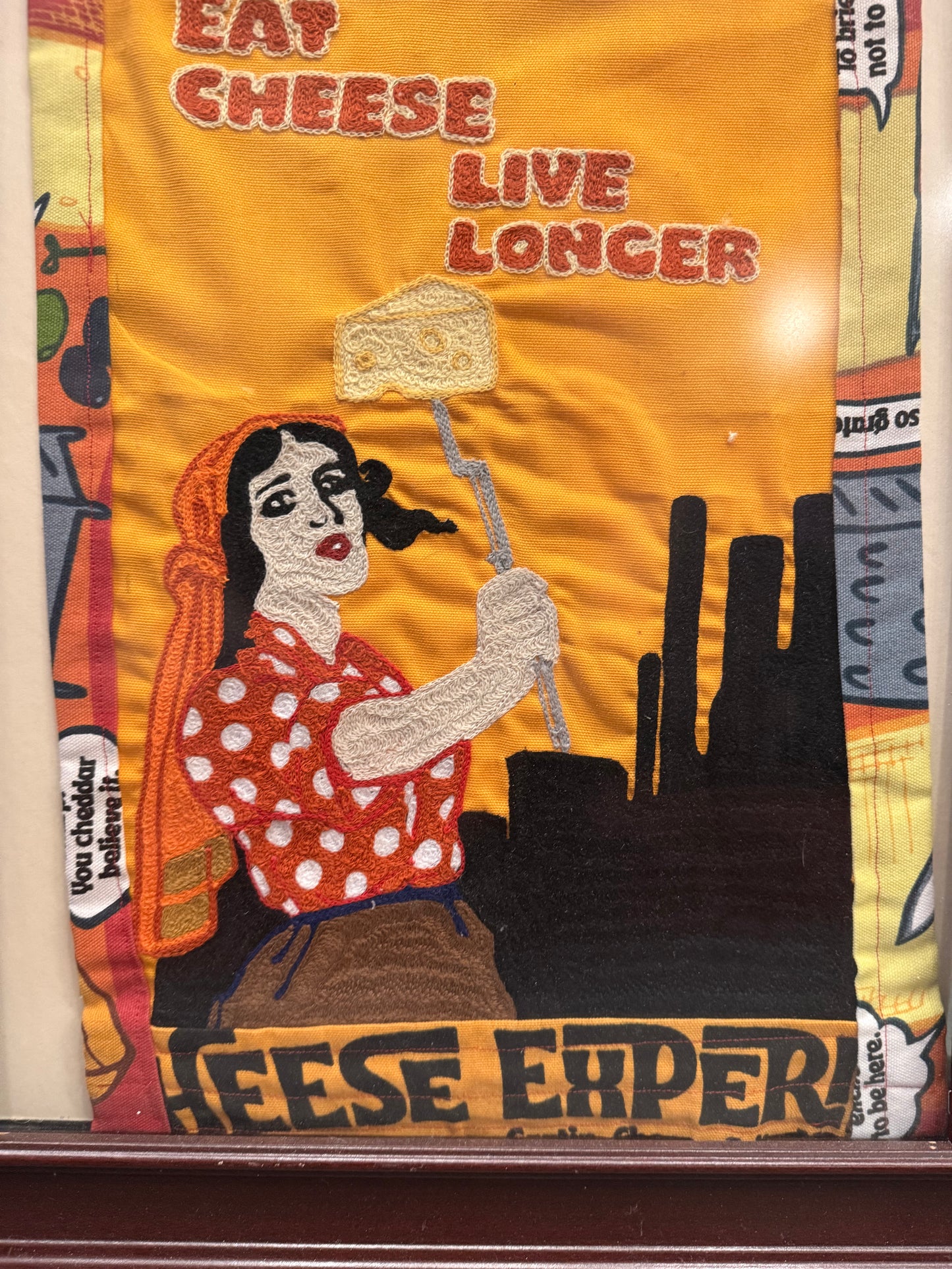 Embroidered Home Decor by Seattle Chainstitch Massacre