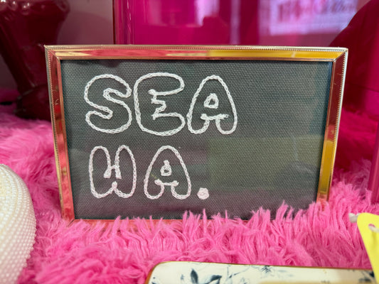 Chainstitched Home Decor by Seattle Chainstitch Massacre