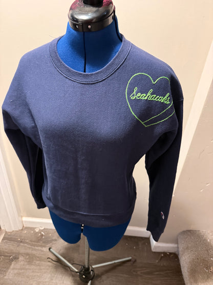 Embroidered Sweatshirts by Seattle Chainstitch Massacre