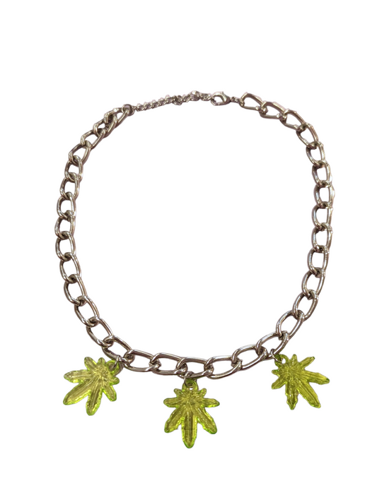 Handmade Leafy Choker by No Chunks No Goop