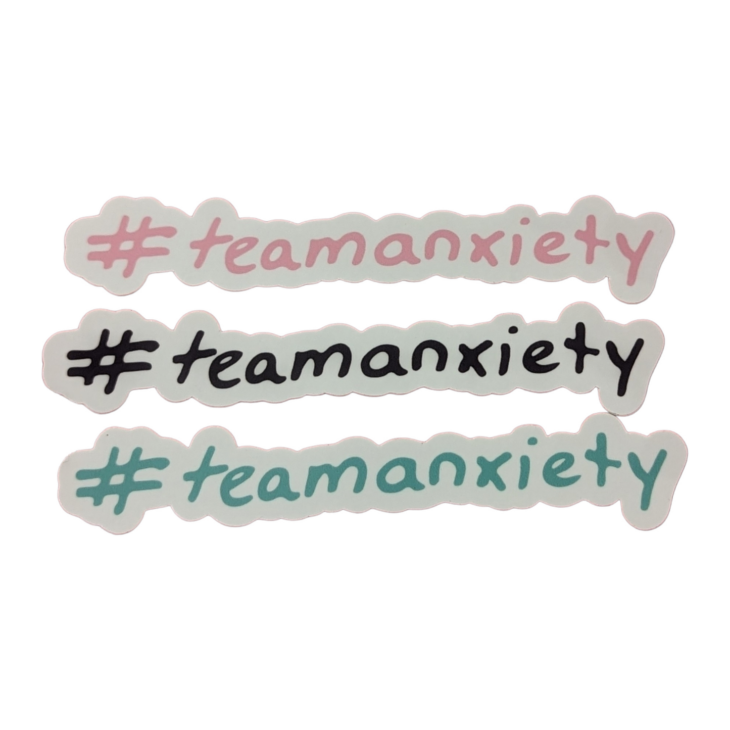 #teamanxiety stickers by manic pixie dream squirrel