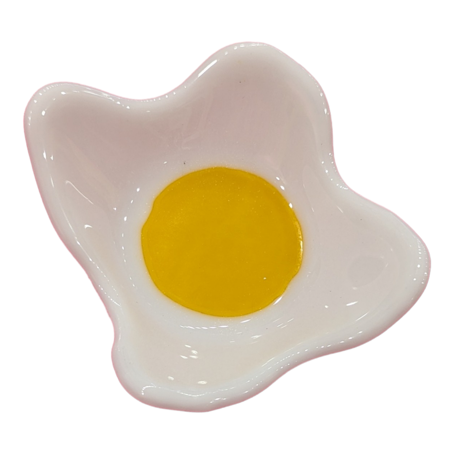 Glass Egg Dish by manic pixie dream squirrel