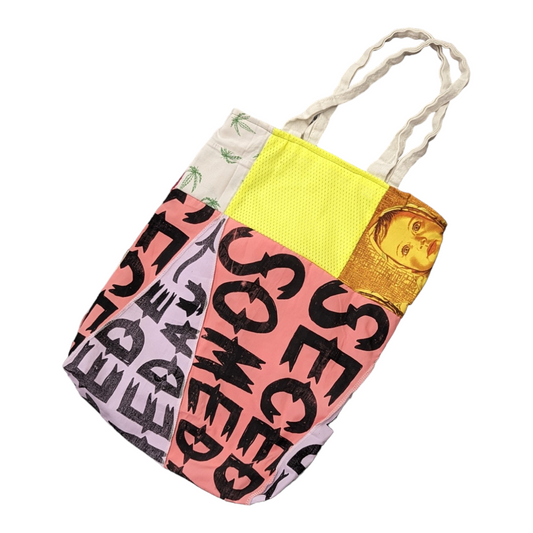 Patchwork Tote Bags by Cool Trash